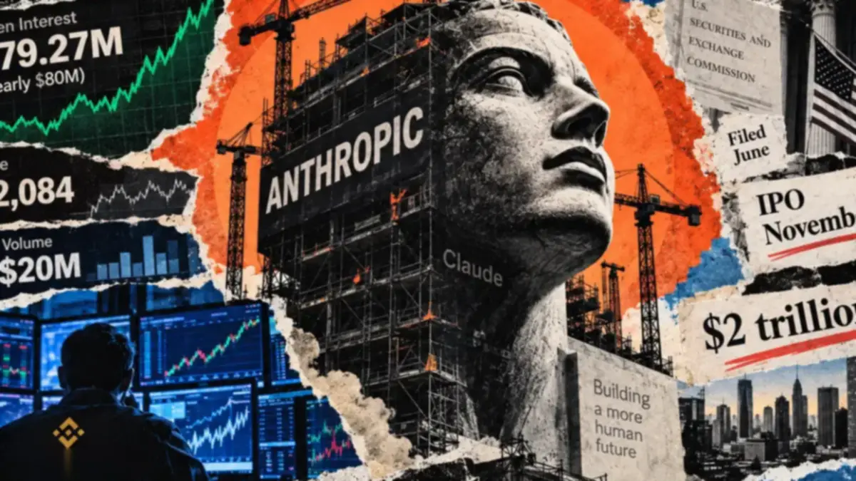 Anthropic IPO sparks $80 million crypto trade