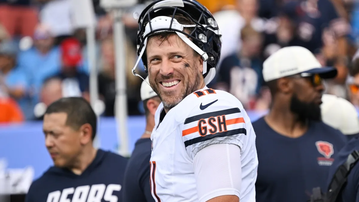 Case Keenum in action on the field