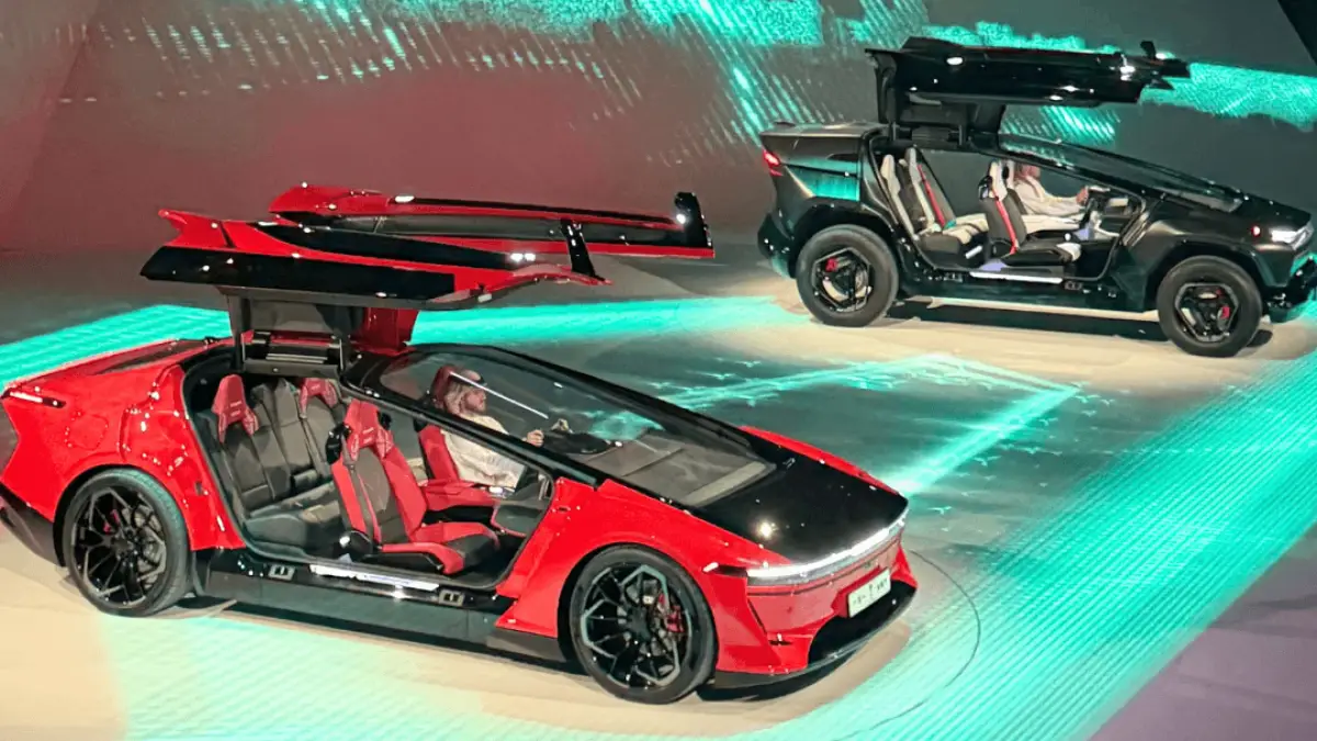 CEER Exobot sedan and SUV electric vehicles