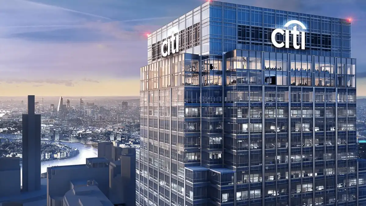 Citi and Coinbase logos