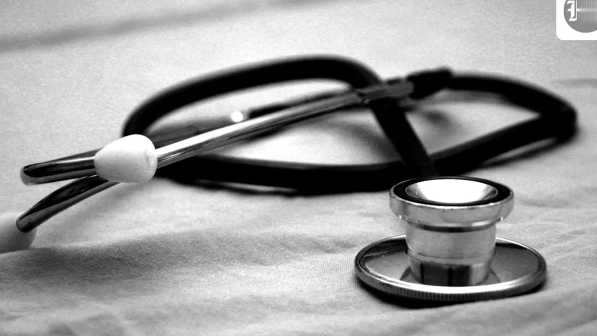 A young adult getting a health check-up