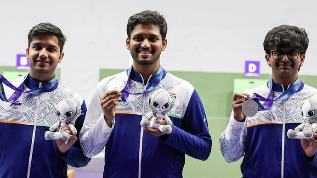 Indian athletes in action at the Asian Games 2026
