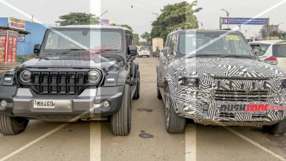 JSW Combat SUV and Mahindra Thar ROXX side by side