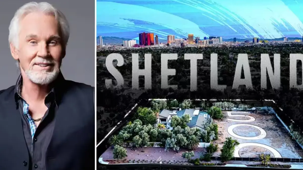A photo of Kenny Rogers' former home in Las Vegas