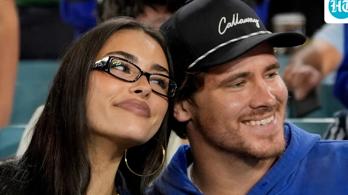 Madison Beer attending a Chargers game