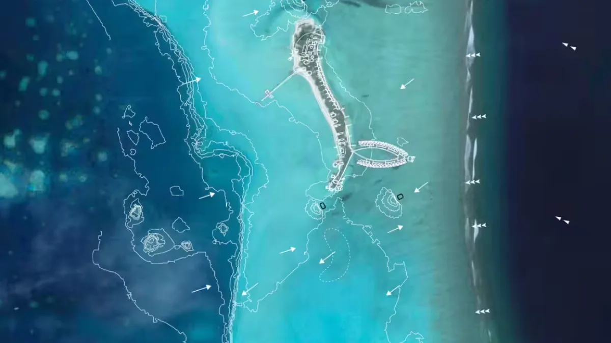 Artificial reef in the Maldives