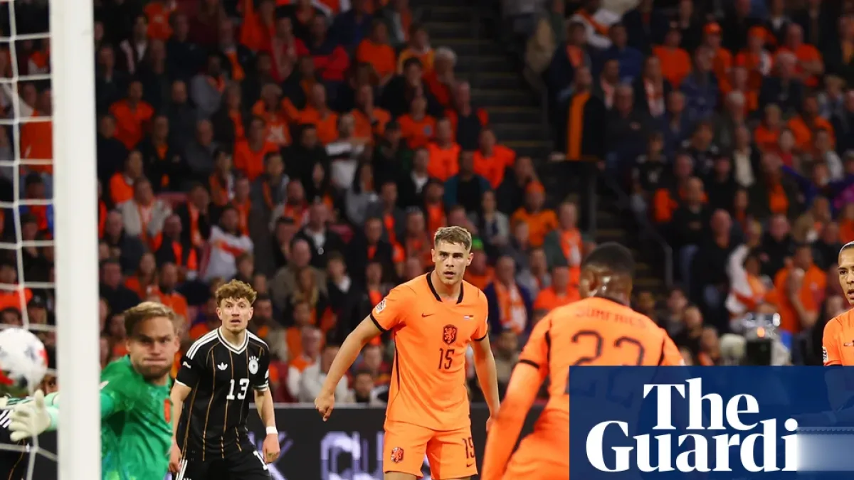 Gakpo in action during the Netherlands vs Germany match