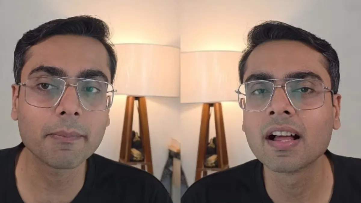 Person typing on laptop in office setting