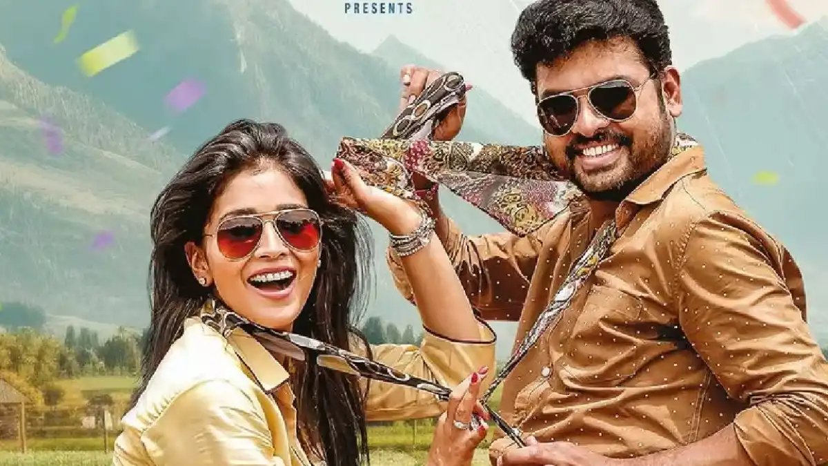 Sandakari film poster featuring Vemal and Shriya Saran