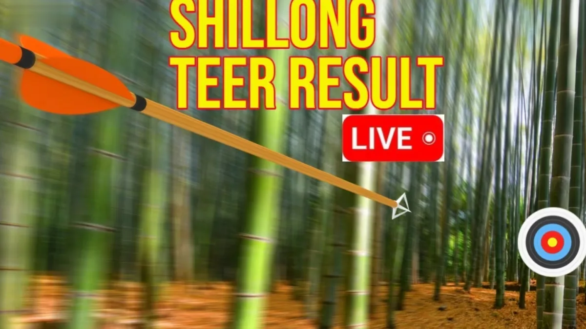 Archers shooting arrows at a target during the Shillong Teer draw
