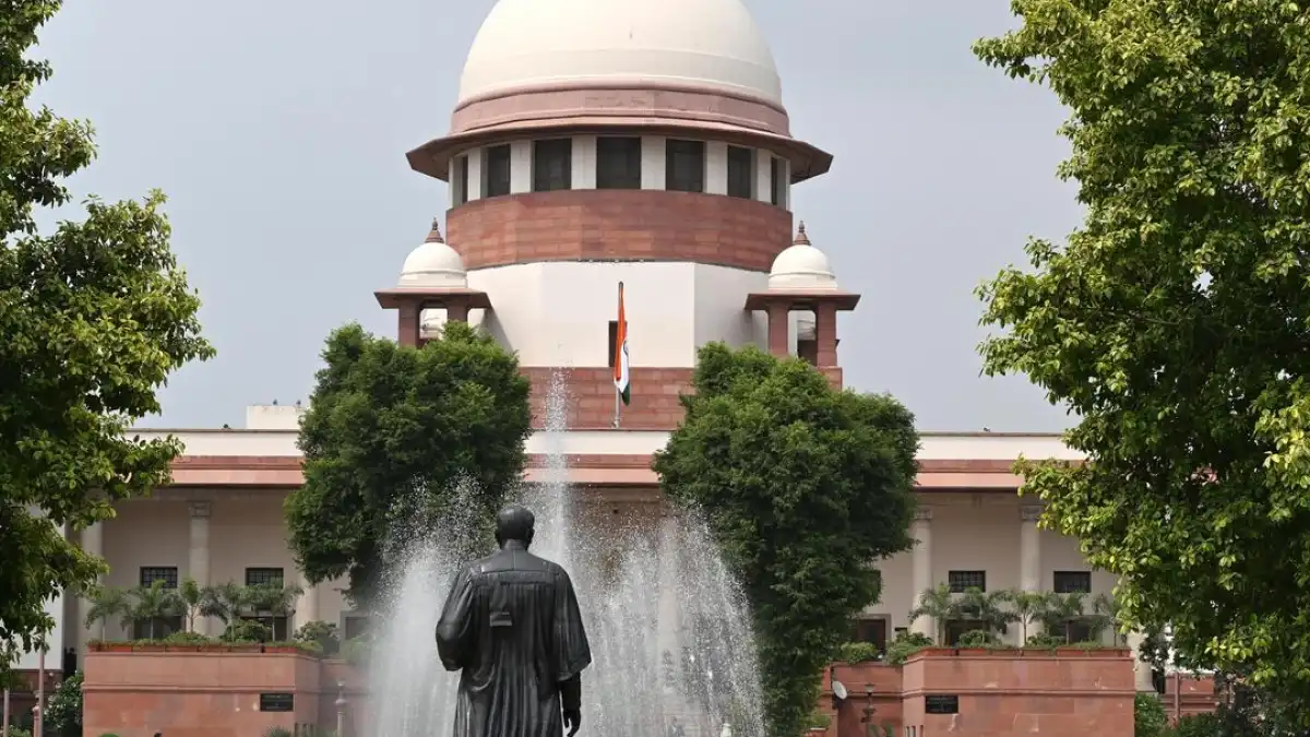 A photo of the Supreme Court of India building