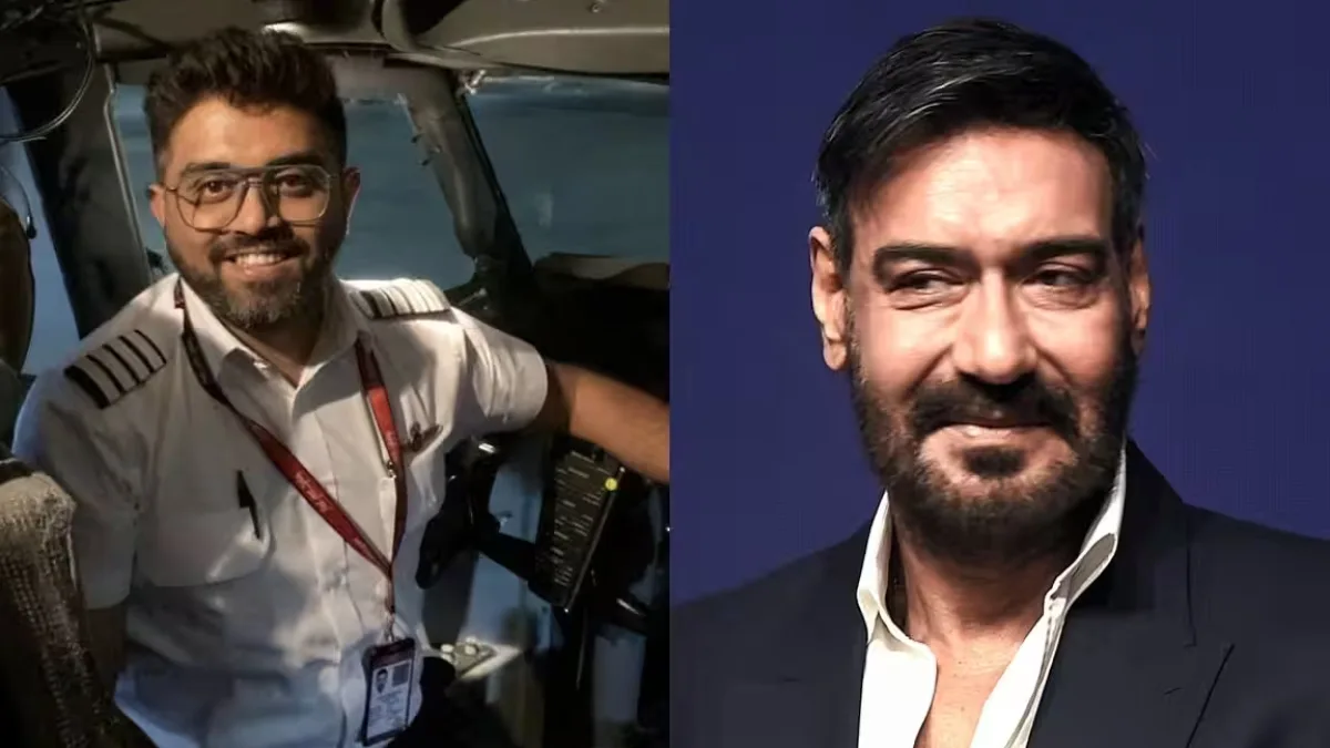 Captain Smit Machchhar in the cockpit