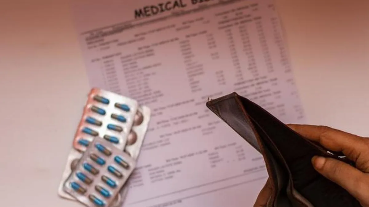 A graph showing the high costs of cancer treatment in India
