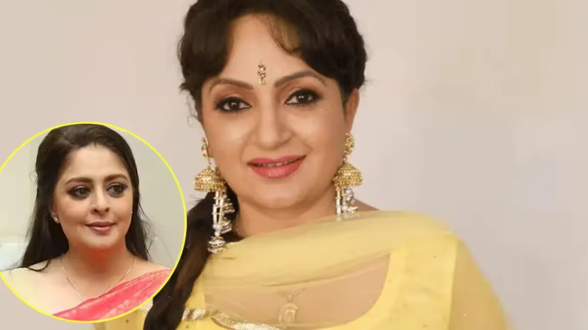 Upasana Singh and Nagma Morarji at a press conference