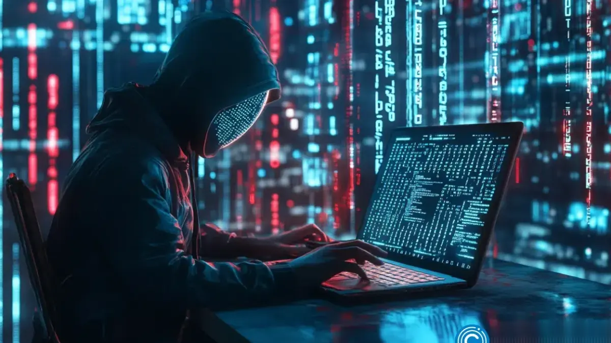 A graph showing the growth of the crypto industry, with a red flag indicating a data breach