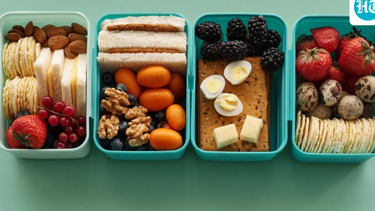 A healthy lunchbox with a variety of nutrient-dense foods