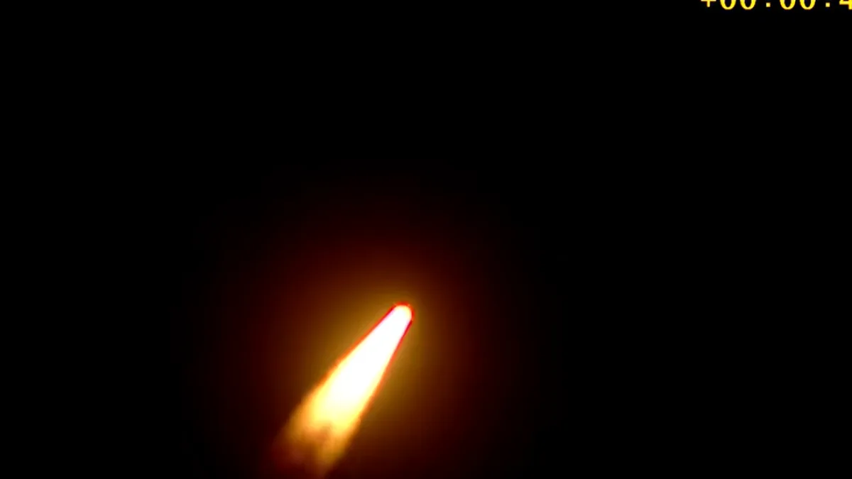 ISRO's GSLV-F18 rocket carrying the NVS-03 satellite lifts off from the Satish Dhawan Space Centre in Sriharikota
