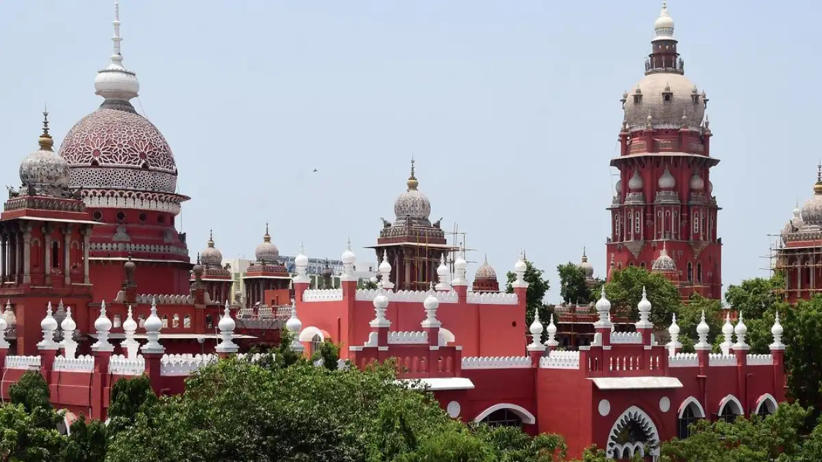 Madras High Court building in Chennai