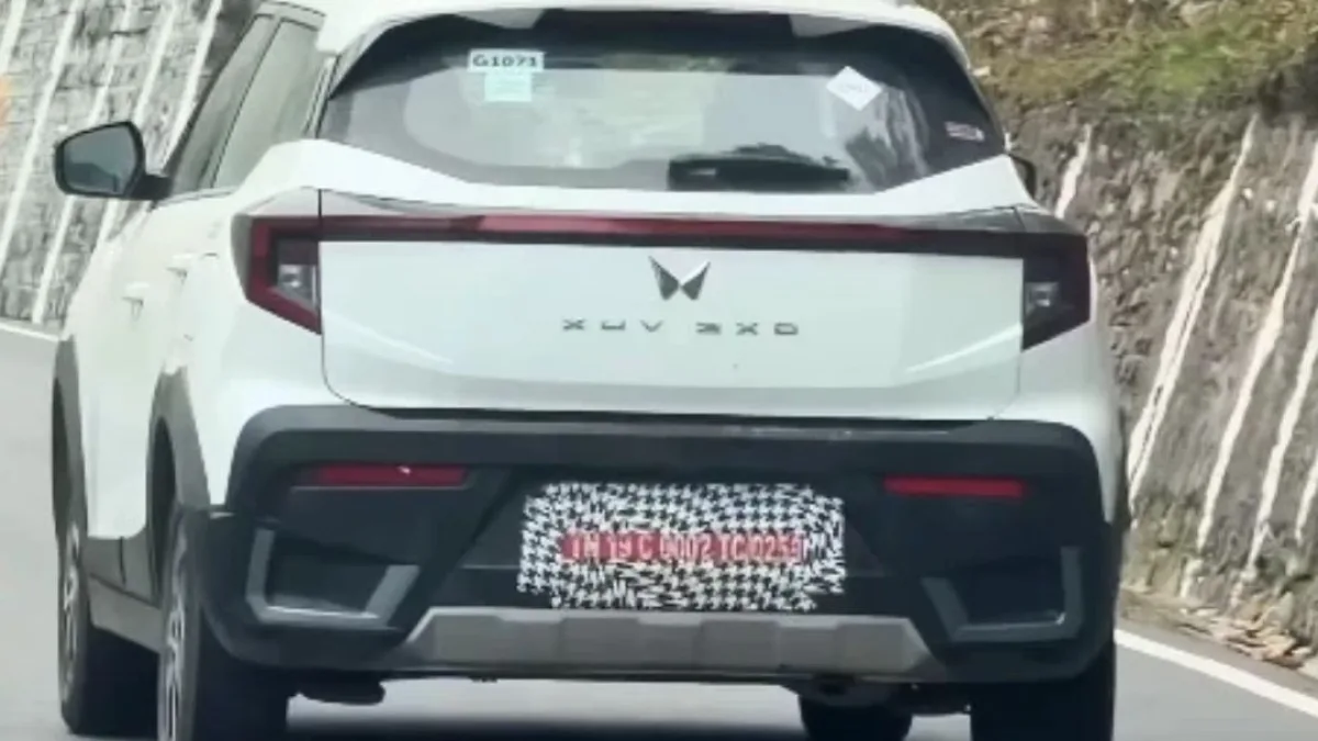 Mahindra XUV 3XO CNG spy shot