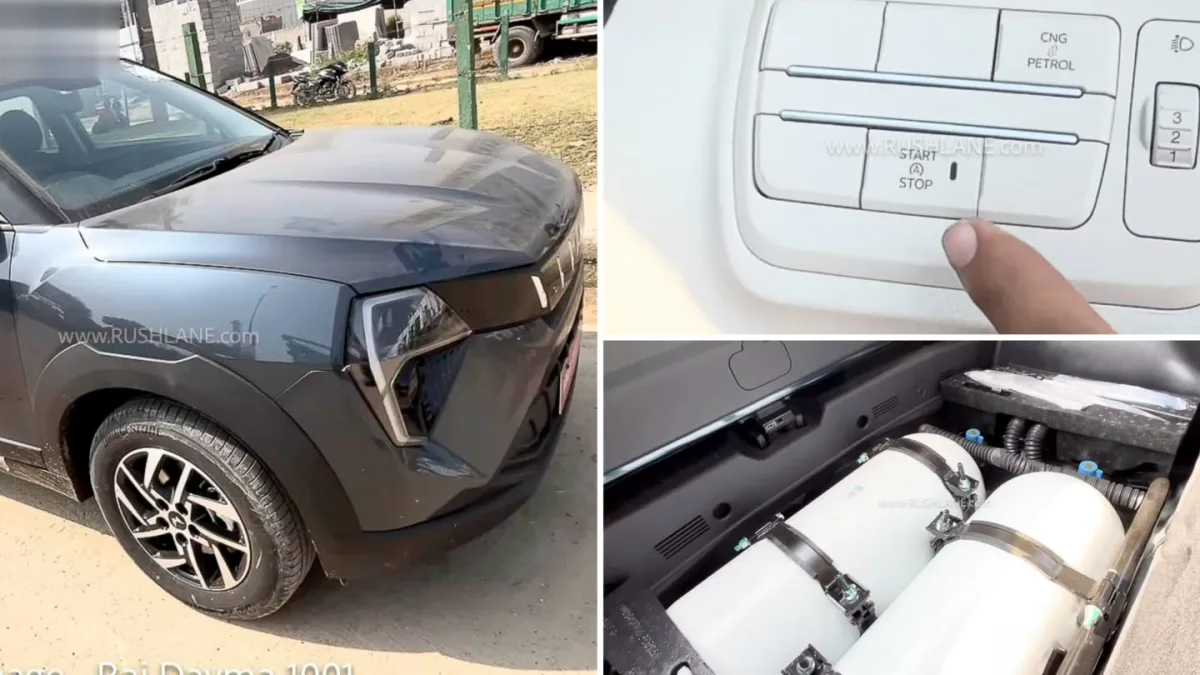 Mahindra XUV3XO CNG spy shot