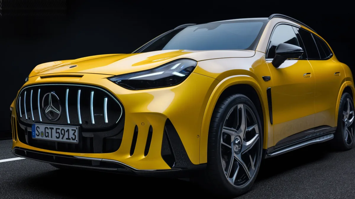 Mercedes-AMG GT SUV in motion