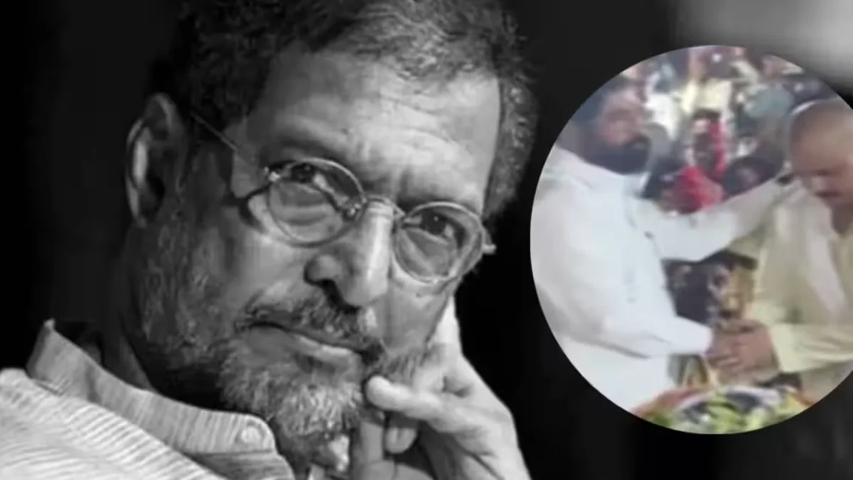 Nana Patekar, a legendary Indian actor, in a still from one of his films