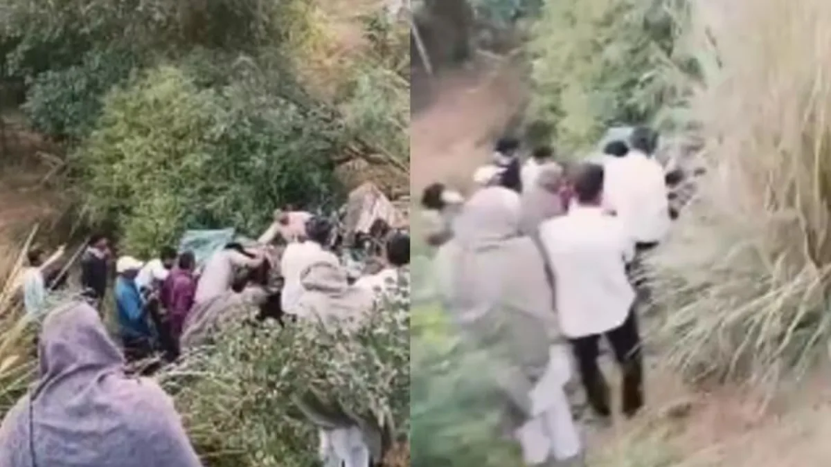 A car accident on National Highway-148 in Jaipur, Rajasthan