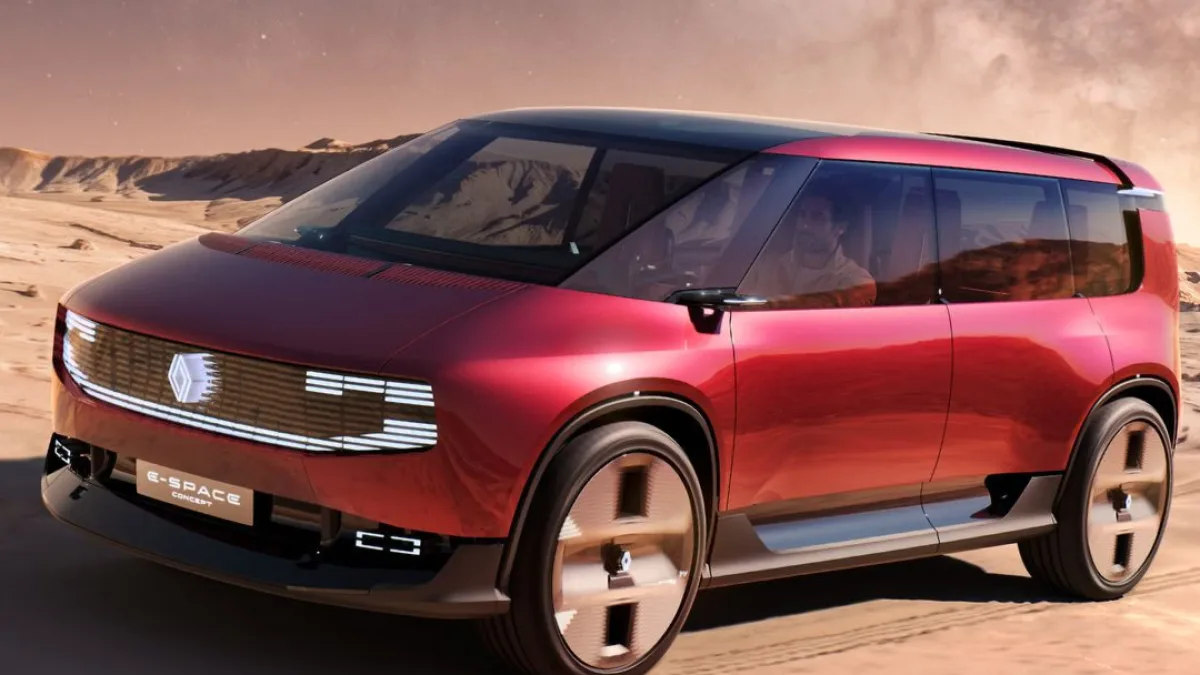 Renault E-Space Concept electric MPV