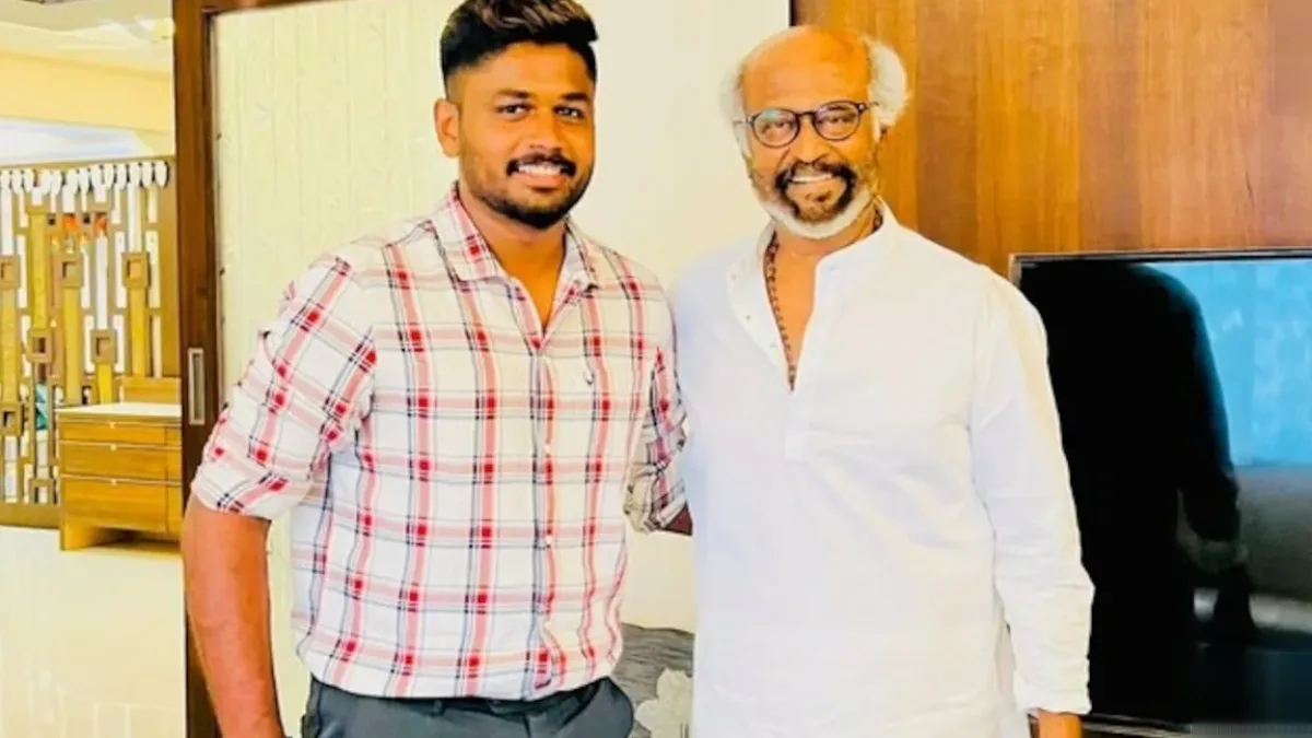 Sanju Samson watching Rajinikanth's Jailer 2 in a theatre