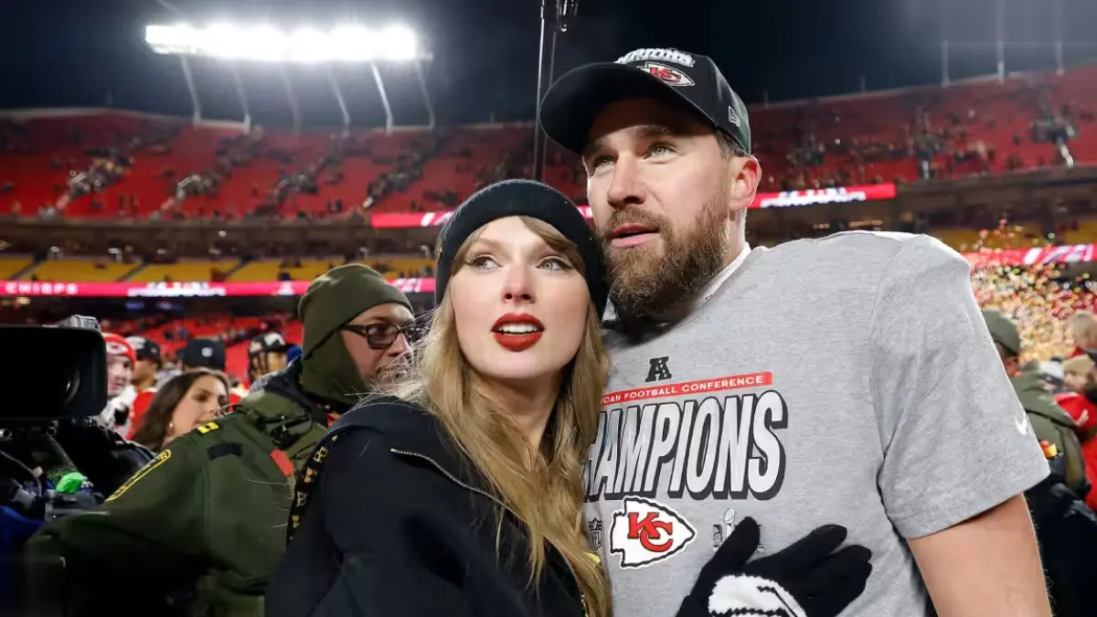 Taylor Swift and Travis Kelce