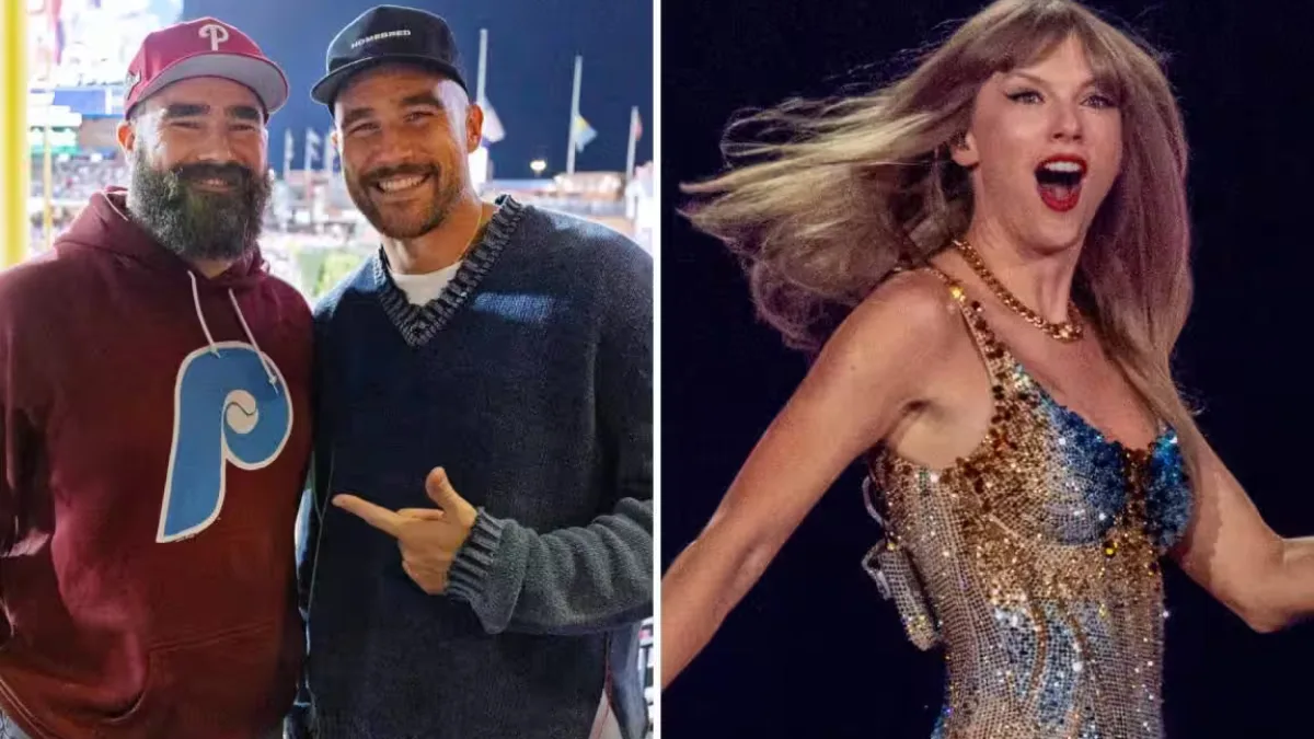 Taylor Swift and Jason Kelce