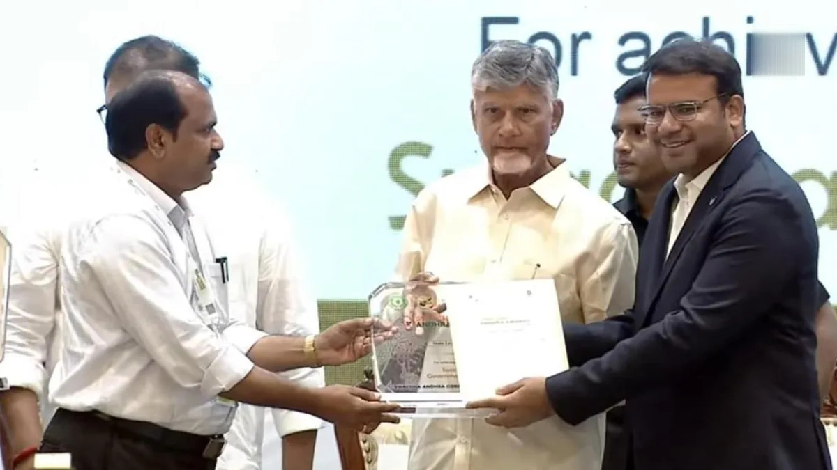 Visakhapatnam cityscape with clean streets and modern sanitation systems