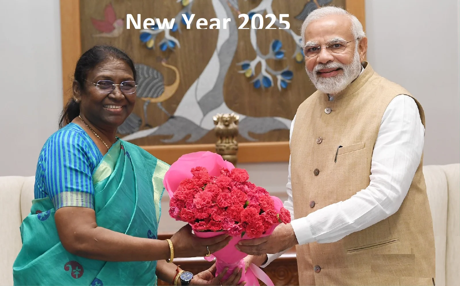 PM Modi and President Murmu Extend Heartfelt New Year 2025 Wishes
