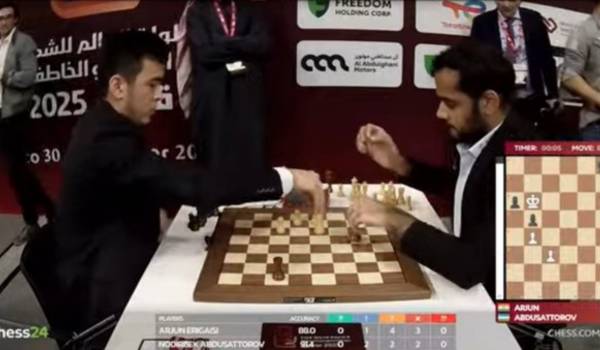 Arjun Erigaisi Wins Bronze at World Blitz Chess Championship After Semifinal Exit
