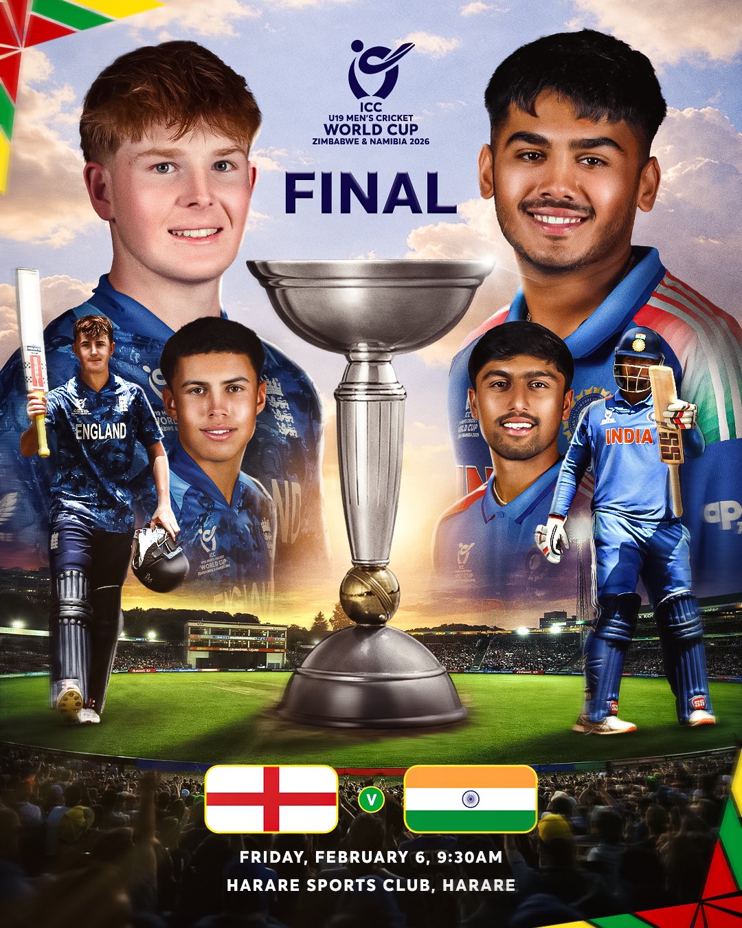 India vs England U19 World Cup Final Live in Zimbabwe – Latest Updates - 24SevenUpdates