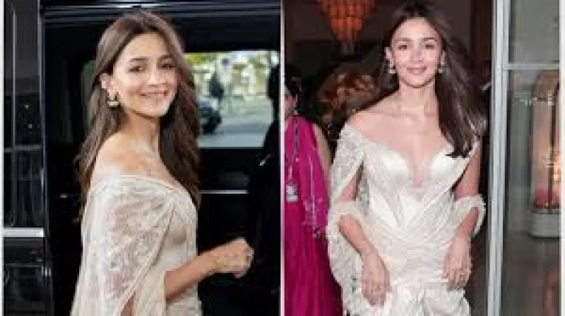 Alia Bhatt Dazzles in Ivory Gown at Cannes, Promotes Indian Storytelling - 24SevenUpdates
